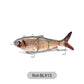 Multi-jointed robotic fishing lure with LED