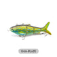 Multi-jointed robotic fishing lure with LED