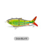 Multi-jointed robotic fishing lure with LED