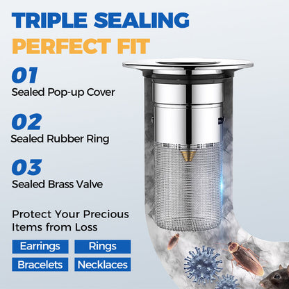 Universal Pop-up Sink Drain Filter（BUY 1 GET 1 FREE）