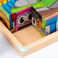 9pcs Six-sided Picture 3D Wooden Puzzle Kit