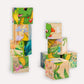 9pcs Six-sided Picture 3D Wooden Puzzle Kit