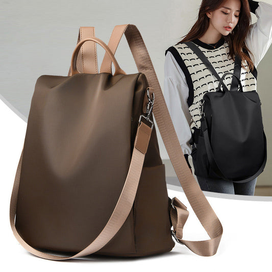 Retro Versatile Large Capacity Crossbody Backpack