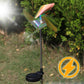 Solar-Powered 4-Blade Windmill Garden Decor Light Set