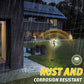 Solar-Powered 4-Blade Windmill Garden Decor Light Set