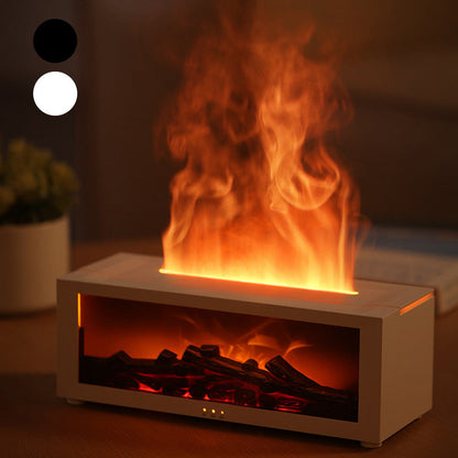 Fireplace Flame Diffuser Humidifier with Remote