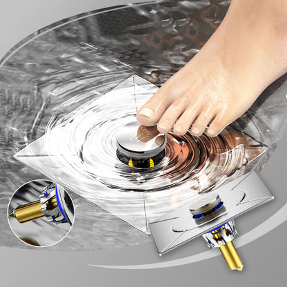 Copper Core Anti-Odor Pop-Up Floor Drain