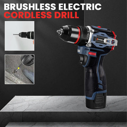 🔥Last day of the limited-time 60% off sale!🔥Brushless Electric Cordless Drill with Battery ＆ Charger