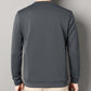 Men's Printed Crewneck Thickened Bottoming Sweatshirt
