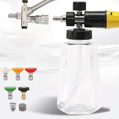 🚗 50% OFF NOW! 🔥 Dual-Head Foam Sprayer for Car Washing - Thick Foam & Adjustable Nozzle, Perfect for Efficient Vehicle Cleaning ✨