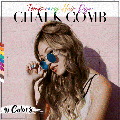 🔥Christmas Limited-Time Offer: 50% OFF!!!🔥Temporary Hair Dye Chalk Comb- Cruelty Free