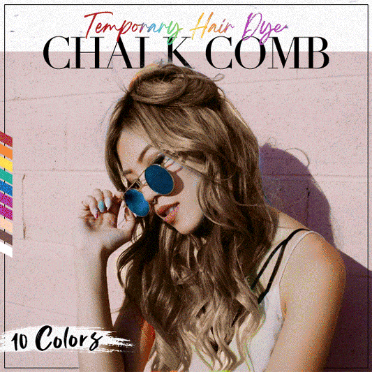 🔥Christmas Limited-Time Offer: 50% OFF!!!🔥Temporary Hair Dye Chalk Comb- Cruelty Free