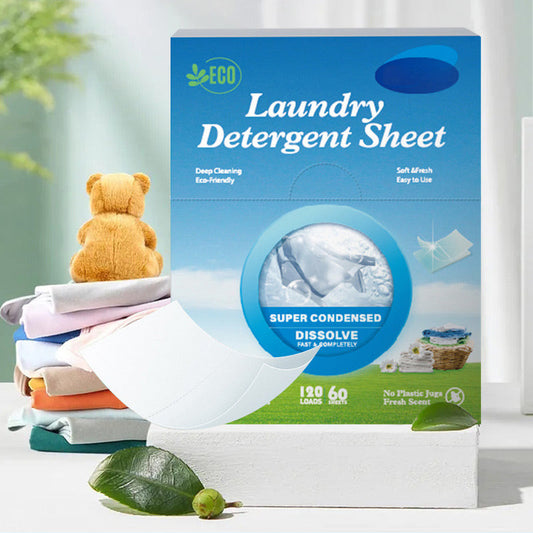 Fresh Scent Laundry Detergent Sheets for Home, Dorm & Travel