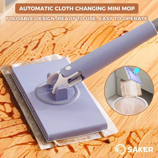 🔥Hot Sale 50% OFF -🏆Automatic Cloth Changing Mini Mop