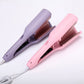 💖French Egg Roll Hair Waver, 1.3 Inch V Shape Wave Curler, Anti Scald Hair Crimping Iron for Bouncy Salon Waves