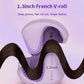 💖French Egg Roll Hair Waver, 1.3 Inch V Shape Wave Curler, Anti Scald Hair Crimping Iron for Bouncy Salon Waves