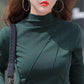 Women’s Thermal Fabric High-Neck Bottoming Shirt