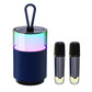 Portable Karaoke Machine with 2 Mics & LED Light