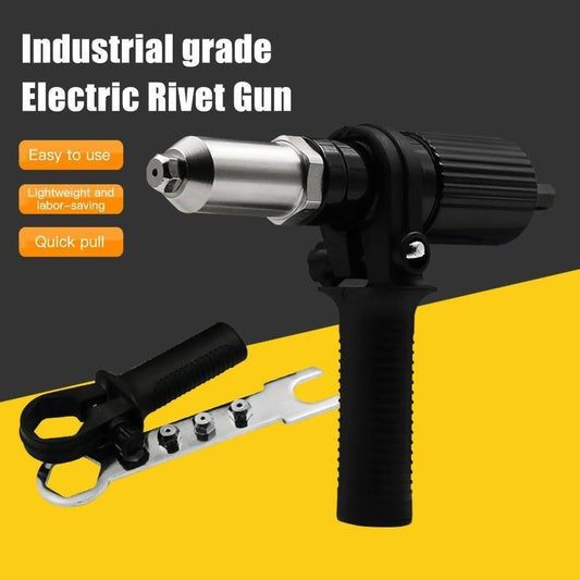 💥Hot Sale 51% OFF💥 Professional Rivet Gun Adapter Kit with 4Pcs Different Matching Nozzle Bolts