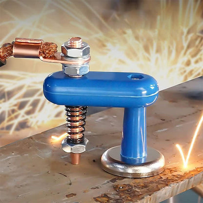 Heavy-Duty Magnetic Welding Ground Clamp