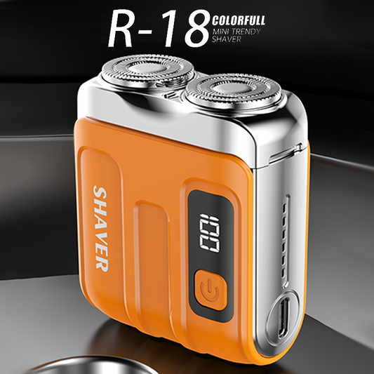 ⚡ LIMITED-TIME 50% OFF! 💥 Portable Mini Men's Electric Shaver – AI Beard Sensing, Magnetic Head, Fast Charge ✨