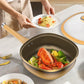 🍳 60% OFF NOW! ✨ 12in Titanium Alloy Non-Stick Pot - Healthy Cooking Without Chemicals, Dishwasher Safe & Cool-Touch Handles 🔥📦