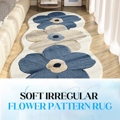 🔥2026 New Arrivals: 50% Off for a Limited Time!🔥Soft Irregular Flower Pattern Rug