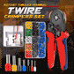 🔧50% OFF NOW⚡Ratchet Wire Crimper Set – Tubular Terminals, Ergonomic Handle & Professional Electrical Tool 📦🛠️