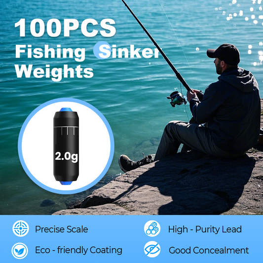100PCS Fishing Sinker Weights