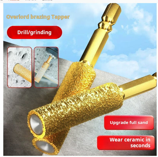 🔥Limited Time Promotion 50% OFF🔥2-in-1 Hexagonal Shank Brazing Dry Drilling Specialized Hole Opener