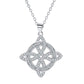 🔥Christmas Limited-Time Offer: 50% OFF!!!📿Witches Knot Necklace Sparkling Starburst Pendant