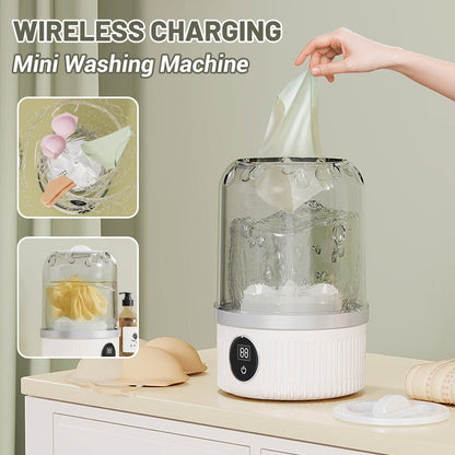 Wireless Charging Mini Washing Machine