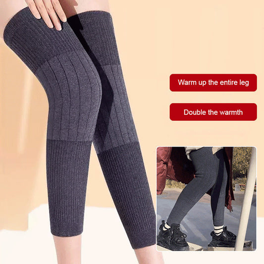 🦵 50% OFF NOW! ❄️ Thermal Fleece Knee Pads – Warm, Elastic & Joint Support for Outdoor Activities 🏂