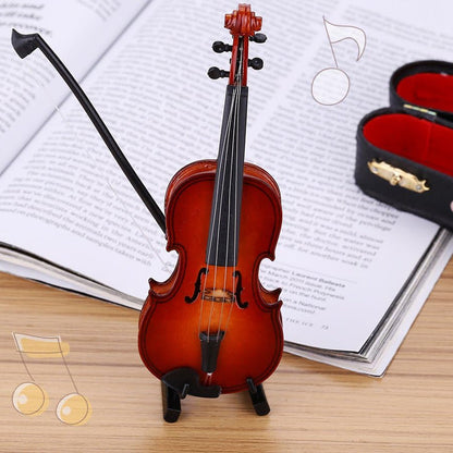 🎻 LAST-MINUTE CHRISTMAS: 50% OFF 🎄 Mini Violin Model Ornament – Exquisite Detail, Perfect for Graduation Gift & Holiday Decor ✨📦