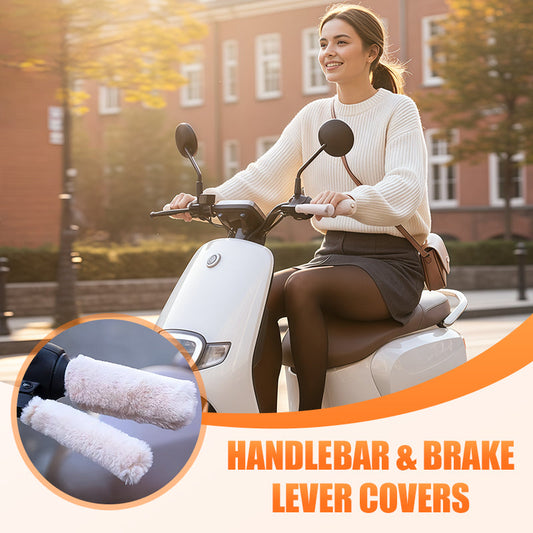 🔥Last day of the limited-time 50% off sale!🔥Warm Fluffy Handlebar & Brake Lever Covers