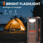 🔥Christmas Limited-Time Offer: 50% OFF!!!🔥20000mAh Solar Power Bank with Foldable Panels, Wireless Charging & LED Flashlight