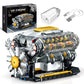🎉Final Day Sale: 50% OFF + FREE SHIPPING🔥 - Building Blocks OHV V8 Small-Block Engine Model Kit