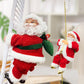 🎉Early Christmas Promotion-50% OFF🎄Electric Fireplace Climbing Santa Claus Musical Toys