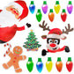 🔥Christams Hot Sale 50% OFF🔥Reflective Light Bulb Magnet Decoration Set