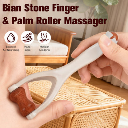 🔥Limited Time Promotion 50% OFF🔥Bian Stone Finger & Palm Roller Massager