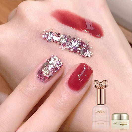 💄💅Fashion Glitter Dual-Color Nail Polish Combo Set