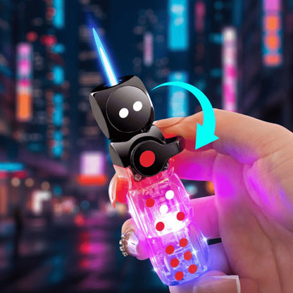📢📢50 % OFF !!⏰Creative Windproof Dice Lighter with LED Light📍The Best Gift for Him/Her📍
