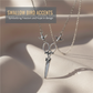 Swallow & Scissor Pendant Necklace for Women