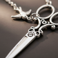 Swallow & Scissor Pendant Necklace for Women
