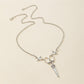Swallow & Scissor Pendant Necklace for Women