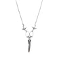Swallow & Scissor Pendant Necklace for Women