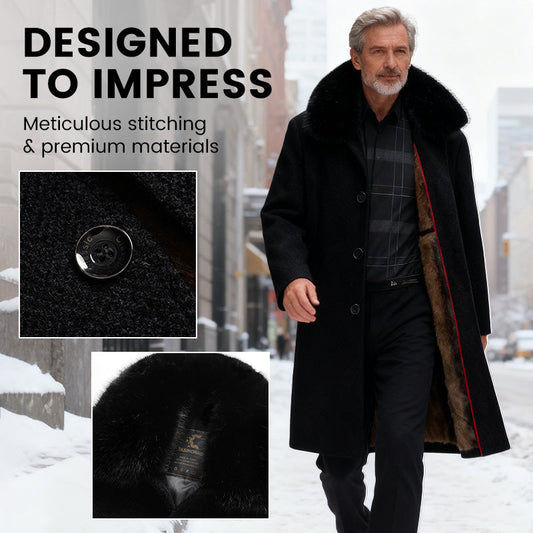 🔥Christmas Limited-Time Offer: 50% OFF!!!🔥Men's Lined Business Casual Winter Coat
