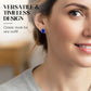 Women's Titanium Brilliant Stud Earrings