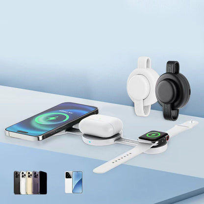 🔥 Hot Sale 50% OFF 🔥3-in-1 Foldable Magnetic Wireless Charger