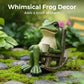 🔥Christmas Limited-Time Offer: 50% OFF!!!🔥Solar Frog Rocking Chair Ornament